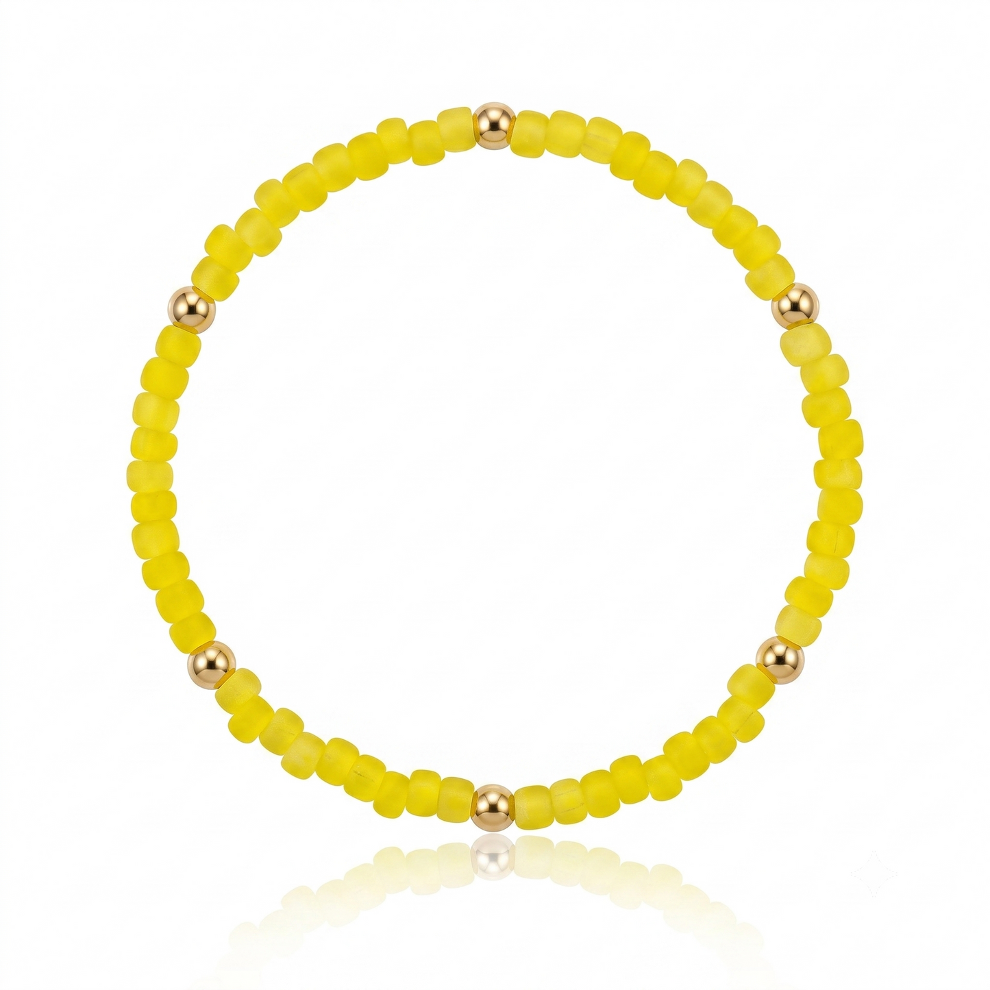 Pink & Yellow Gemstone Bracelet Stack | The Citrus Bloom Stack
